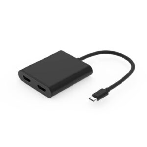 USB-C Dual 4K/60Hz (single 8K/30Hz) HDMI Video Adapter