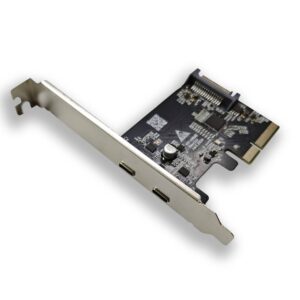 USB3.2 Gen2 2ports Type C PCI Express Host Card