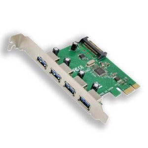 PCI-e USB 3.2 Gen 1 4-Ports Host card