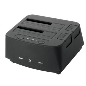 2.5”/ 3.5” Dual SATA HDD docking to USB3.0  With Clone / Data backup function