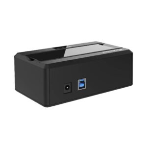 Anti-Duct 2.5”/ 3.5” Dual SATA HDD docking to USB3.0 With Clone function