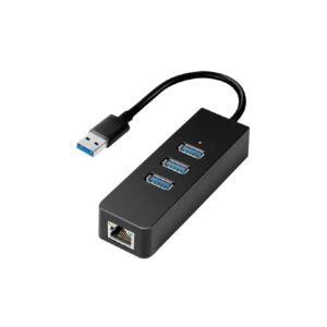 USB 3.0 Hub 3-Port with GIGA Ethernet LAN