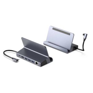 USB 3.1 Type C Docking Station Compatible with Apple Pad and STEAM DECK