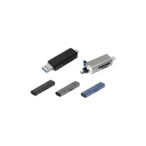 3 in 1 USB3.0/TypeC/ Micro USB to SD/Micro SD(TF) Card Reader