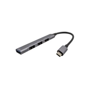 Mini Type C to USB 4 port passive hub