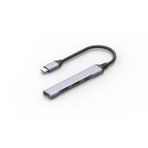 Mini Type C to 3 x USB A+ 1 x TypeC 4 port hub