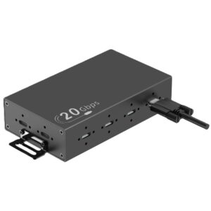 USB3.2 Gen2x2 20Gbps to 4 port Type C HUB