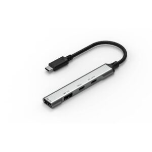 Mini Type C to 3 port HUB w/ Type C PD 5V3A