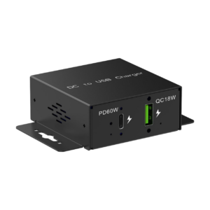 Desk/ Rack mounted Mini Industrial DC to USB charger